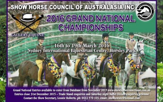 Live Stream 2016 Show Horse Council Grand National Championships