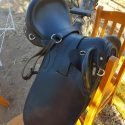 Black Marshall Poley Stock Saddle