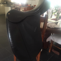 16.5 inch black bates caprilli